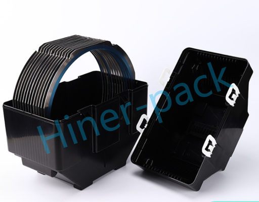 acheter Boîte de stockage de gaufres en matériau PP conducteur de 12 pouces 300 mm conforme à la SGS online manufacture