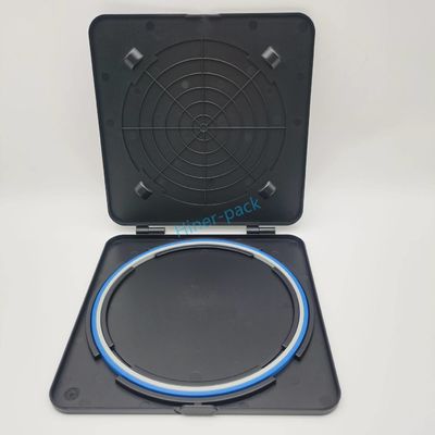 acheter 8 pouces Noir Single Wafer Horizontale Shipper Match Hoop Ring Pour Si Wafer 1 PCS online manufacture