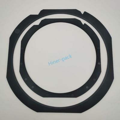 acheter Cadre d'anneau de découpage flexible personnalisé Accessoires de gaufres de 8 pouces Matériau PPS noir utilisé dans le domaine des semi-conducteurs online manufacture