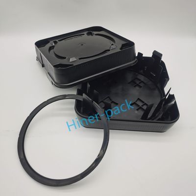acheter Carrier de galettes de silicium à faible dégagement de gaz 8 pouces Noir Cadre de galettes horizontales online manufacture