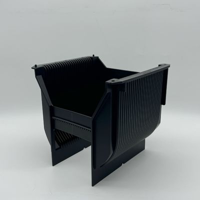 acheter 8 pouces boîte de cassette en wafer ultra propre avec 25 capacité en noir matériau de protection ESD online manufacture