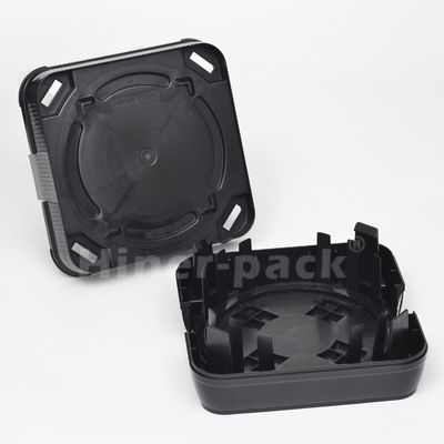 acheter Capacité 25pcs boîte d'emballage de gaufre à semi-conducteurs noir online manufacture