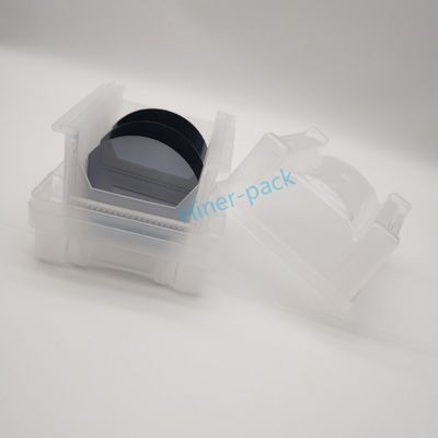Boîte de transport de gaufres en PP propre avec cassette de 4 pouces 100 mm utilisée dans la fabrication de gaufres